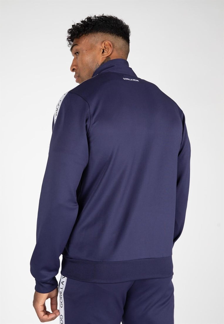 ANCELLM/ DRIVERS TRACK JACKET(NAVY)