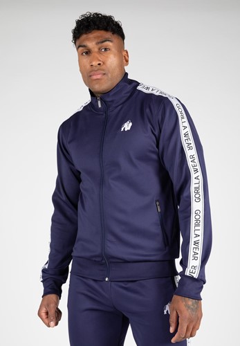 Delaware Track Jacket - Navy - 4XL Gorilla Wear