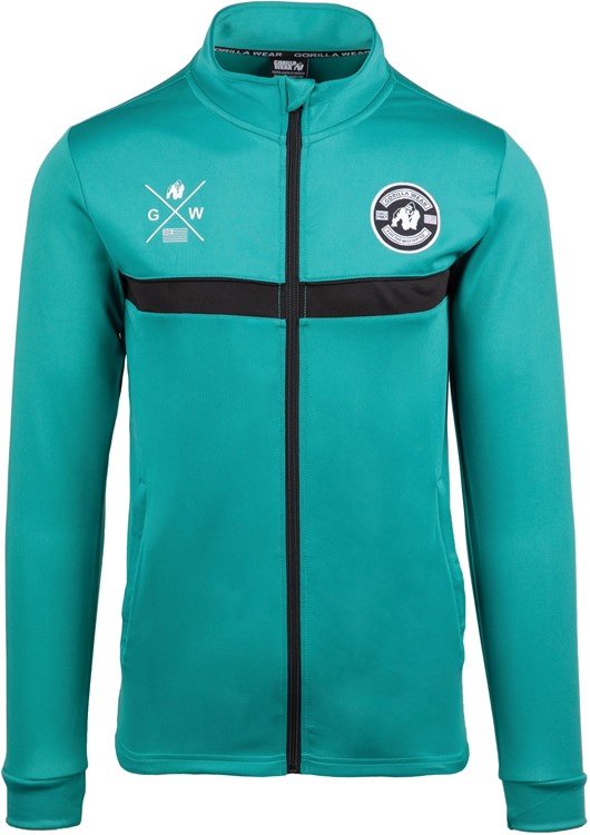 Vernon Track Jacket Teal Green
