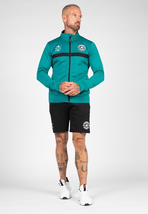 Vernon Track Jacket Teal Green