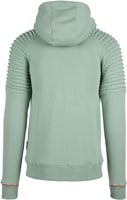 Georgia Zipped Hoodie Green