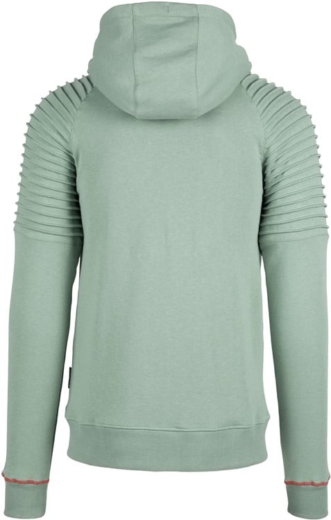 Georgia Zipped Hoodie Green