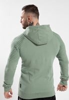 Georgia Zipped Hoodie Green
