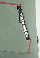 Georgia Zipped Hoodie Green