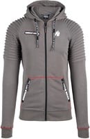 Georgia Zipped Hoodie Gray