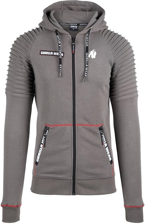 Georgia Zipped Hoodie Gray