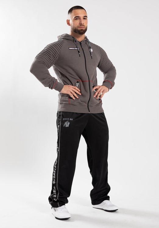 Georgia Zipped Hoodie Gray
