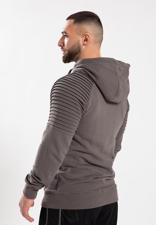 Georgia Zipped Hoodie Gray