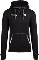 Georgia Zipped Hoodie Black