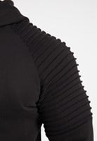 Georgia Zipped Hoodie Black