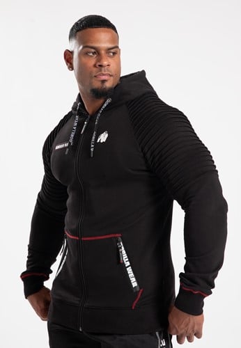 Georgia Hoodie Zippe - Noir
