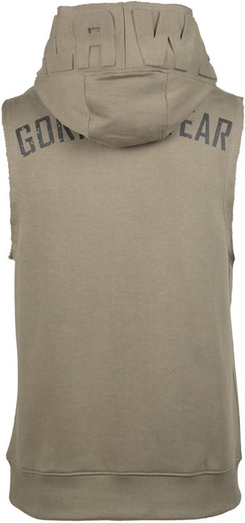 Marshall Sleeveless Hoodie Army Green