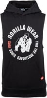 Marshall Sleeveless Hoodie Black