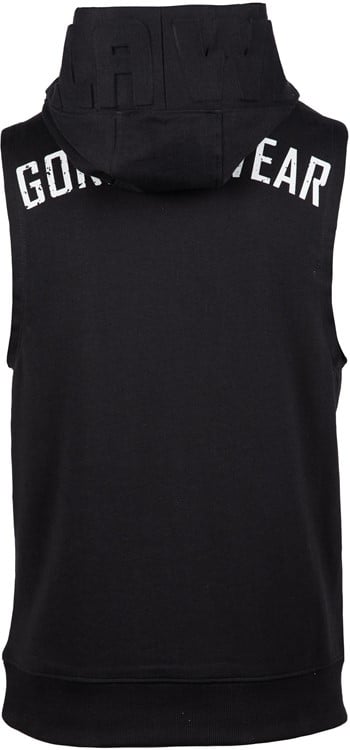 Marshall Sleeveless Hoodie Black