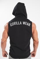 Marshall Sleeveless Hoodie Black