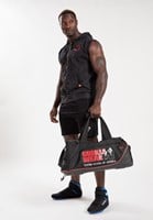 silverdale sleeveless hoodie - black