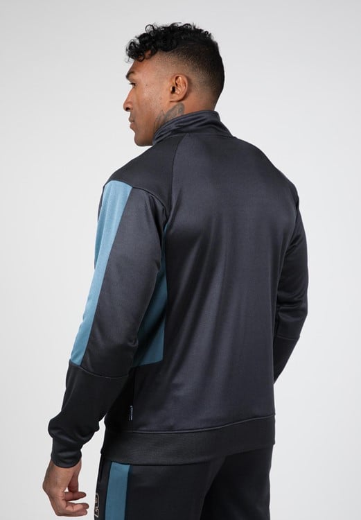 Devon Track Jacket Gray/Blue