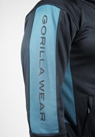 Devon Track Jacket Gray/Blue