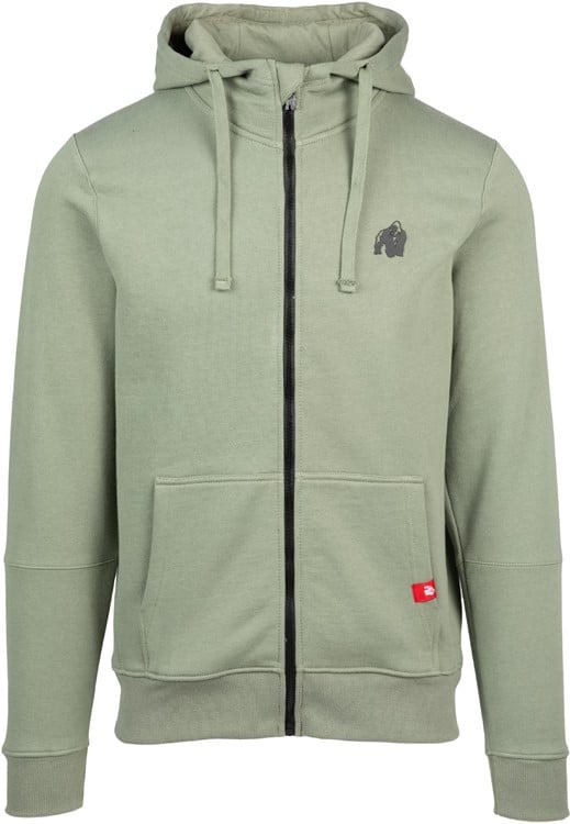 Leon Zipped Hoodie Green