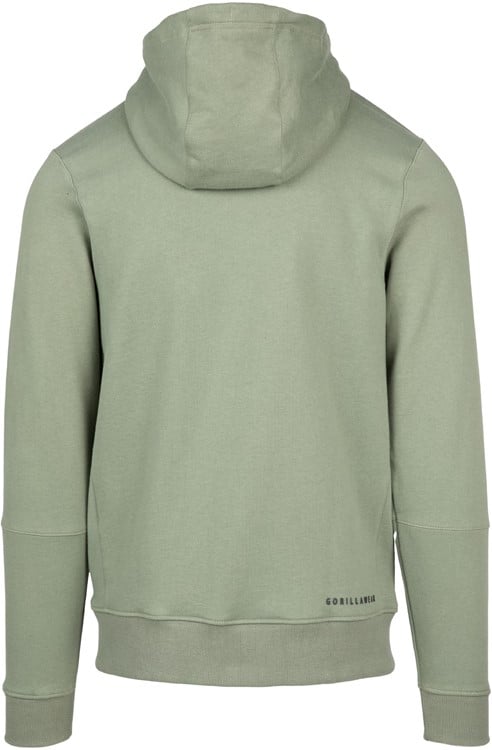 Leon Zipped Hoodie Green