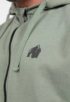Leon Zipped Hoodie Green