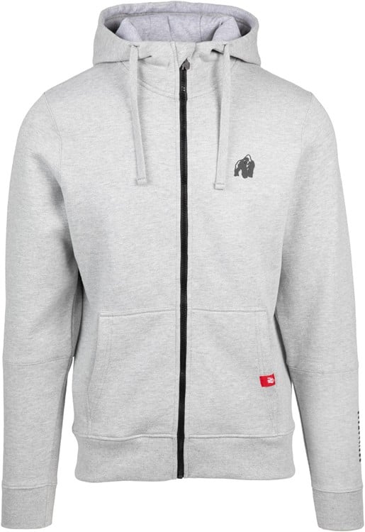 Leon Zipped Hoodie Gray