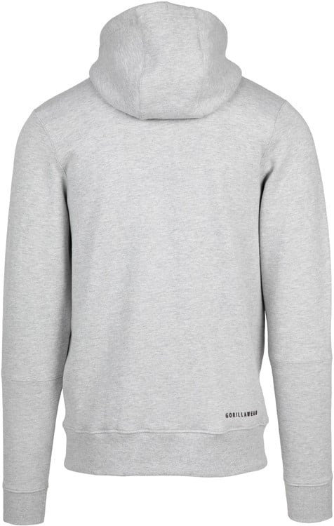 Leon Zipped Hoodie Gray