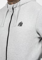Leon Zipped Hoodie Gray