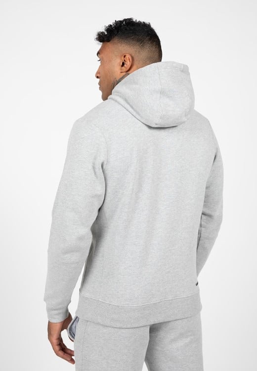 Leon Zipped Hoodie Gray