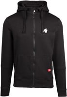 Leon Zipped Hoodie Black