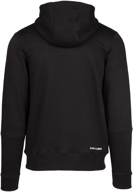 Leon Zipped Hoodie Black