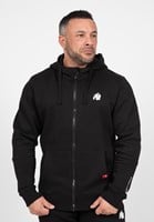 Leon Hoodie Mit Reißverschluss - Schwarz - S