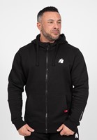 Leon Zipped Hoodie - Black - S