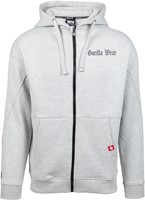 Utah Zipped Hoodie Gray