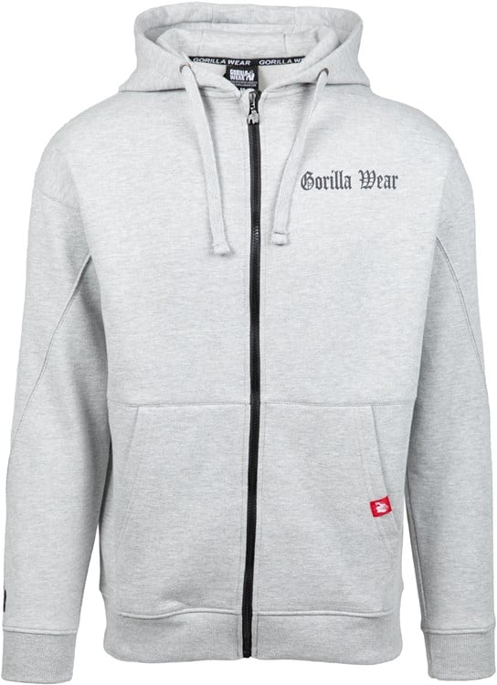 Utah Zipped Hoodie Gray