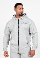 Utah Zipped Hoodie Gray