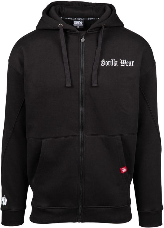 Utah Zipped Hoodie Black