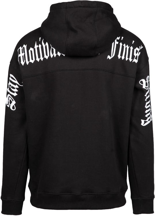 Utah Zipped Hoodie Black