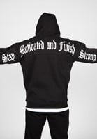 Utah Zipped Hoodie Black