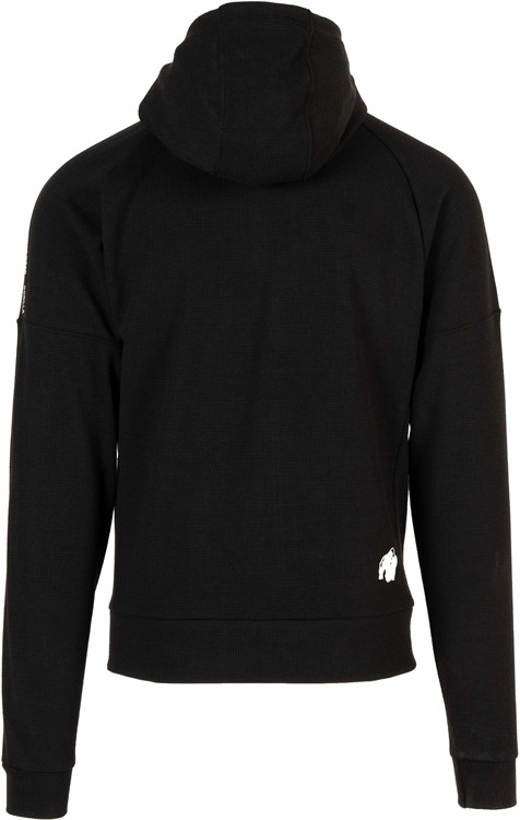Harvey Hooded Track Jacket - Black
