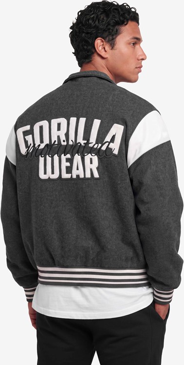 Stockholm Varsity Jacket Gray