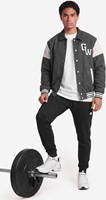 Stockholm Varsity Jacket Gray