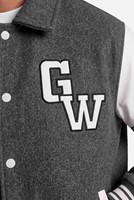 Stockholm Varsity Jacket Gray
