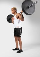 Functional Mesh Shorts Black White