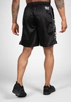 Functional Mesh Shorts Black White