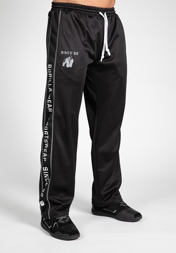 Pantalon De Entrenamiento Funcional De Malla - Negro/Blanco