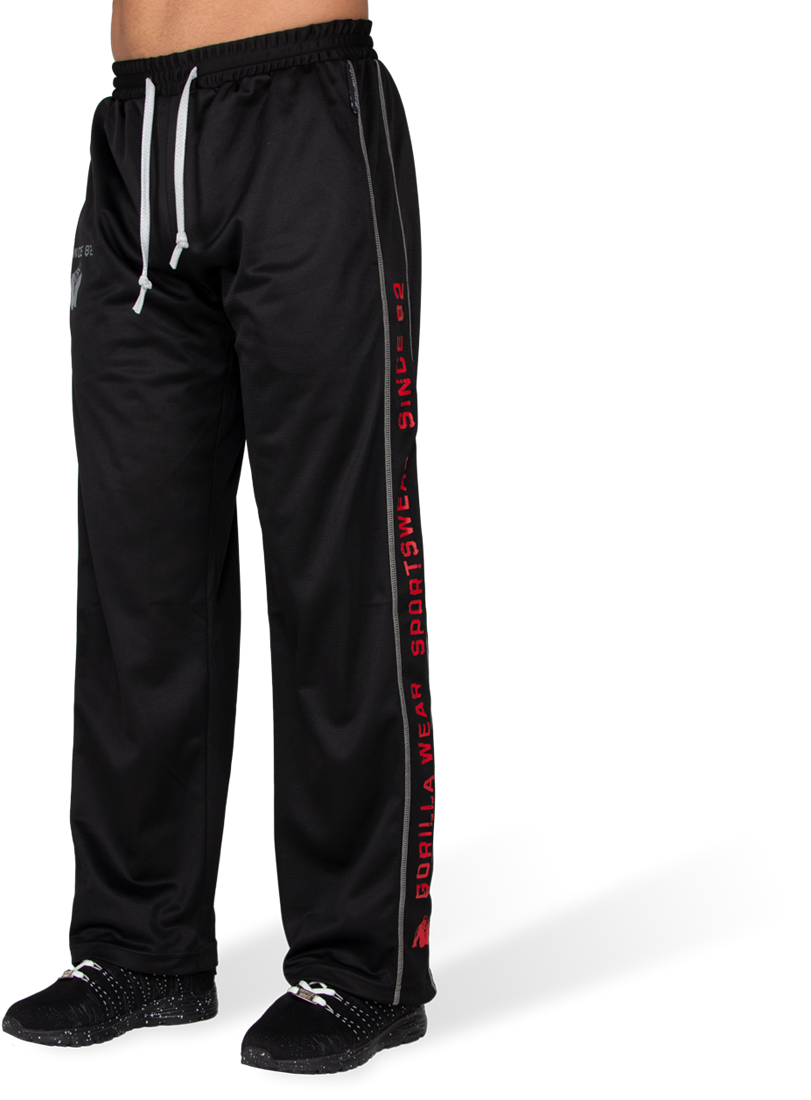 Functional Mesh Pants Black/Red Gorilla Wear
