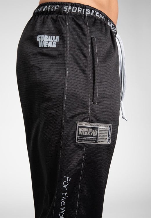 Logo Mesh Pants - Black - S/M Gorilla Wear