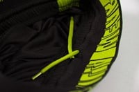 Shelby Shorts - Black/Neon Lime - Detail