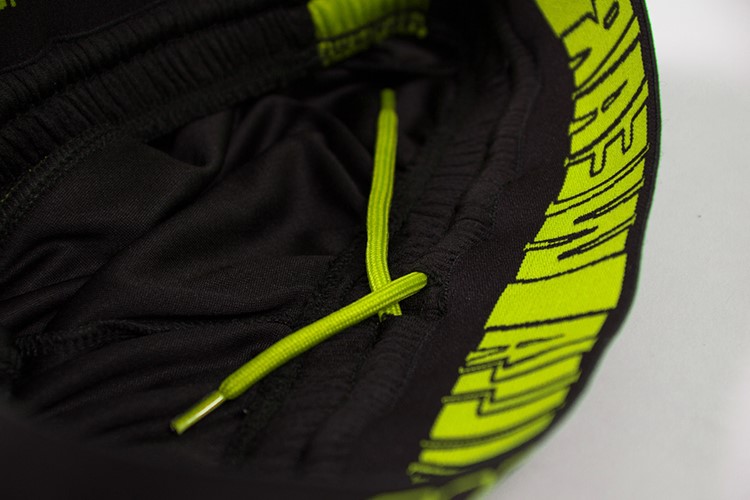 Shelby Shorts - Black/Neon Lime - Detail